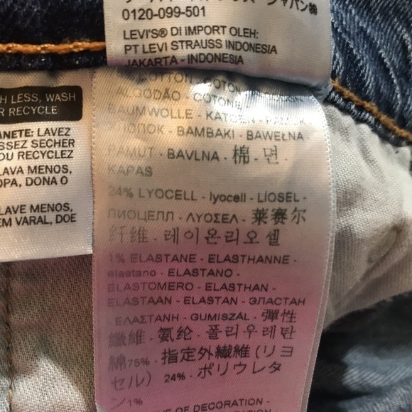 Levi’s 541 Athletic Tapered Leg Medium Wash Busted Knee Jeans size 38x30 - Picture 10 of 11